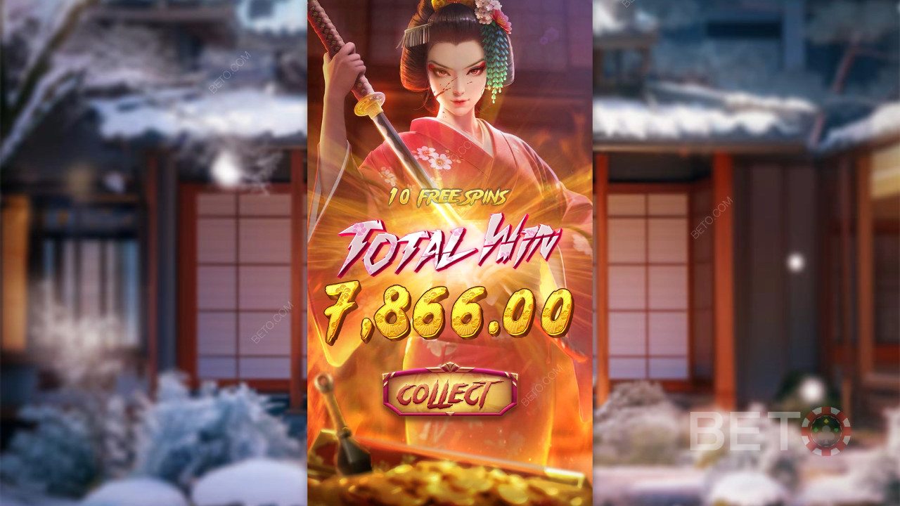 Gagnez 5 000x votre mise dans la machine à sous Geisha