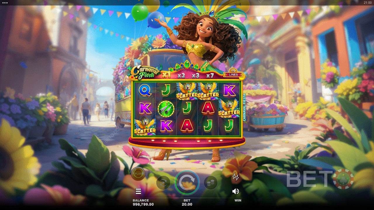 Carnaval Fiesta Revue par BETO Slots