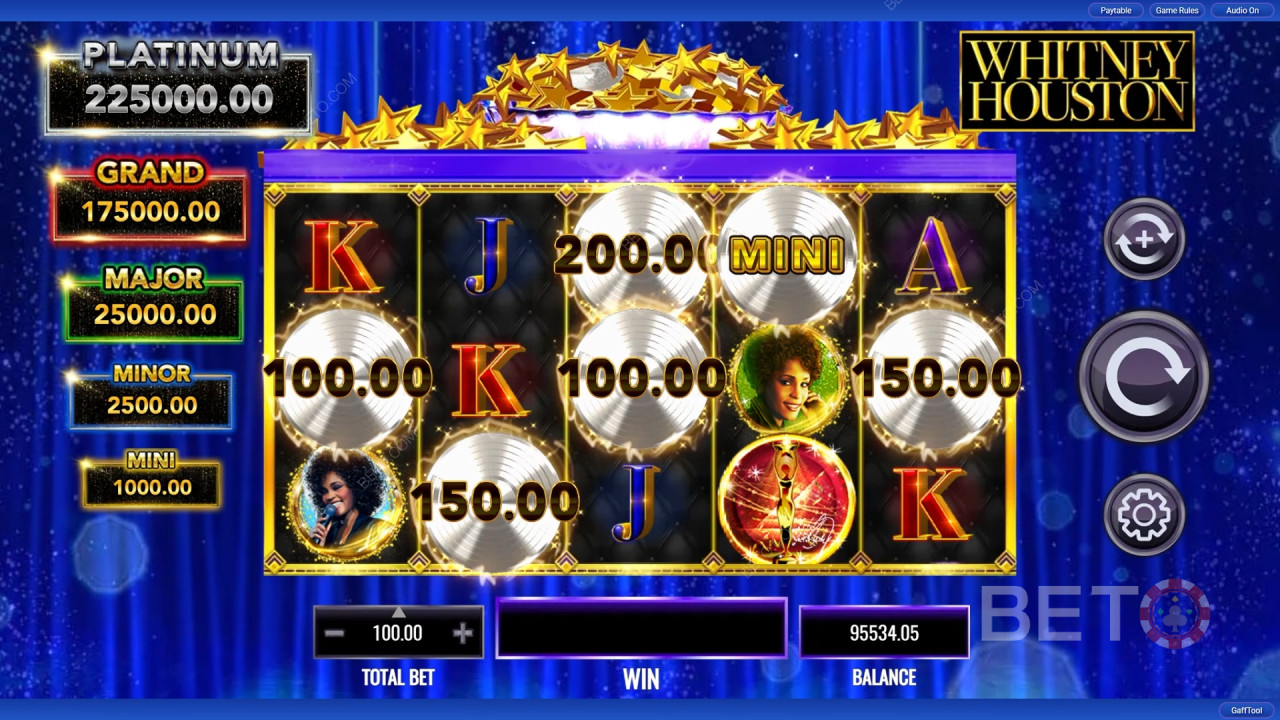 Whitney Houston Revue par BETO Slots