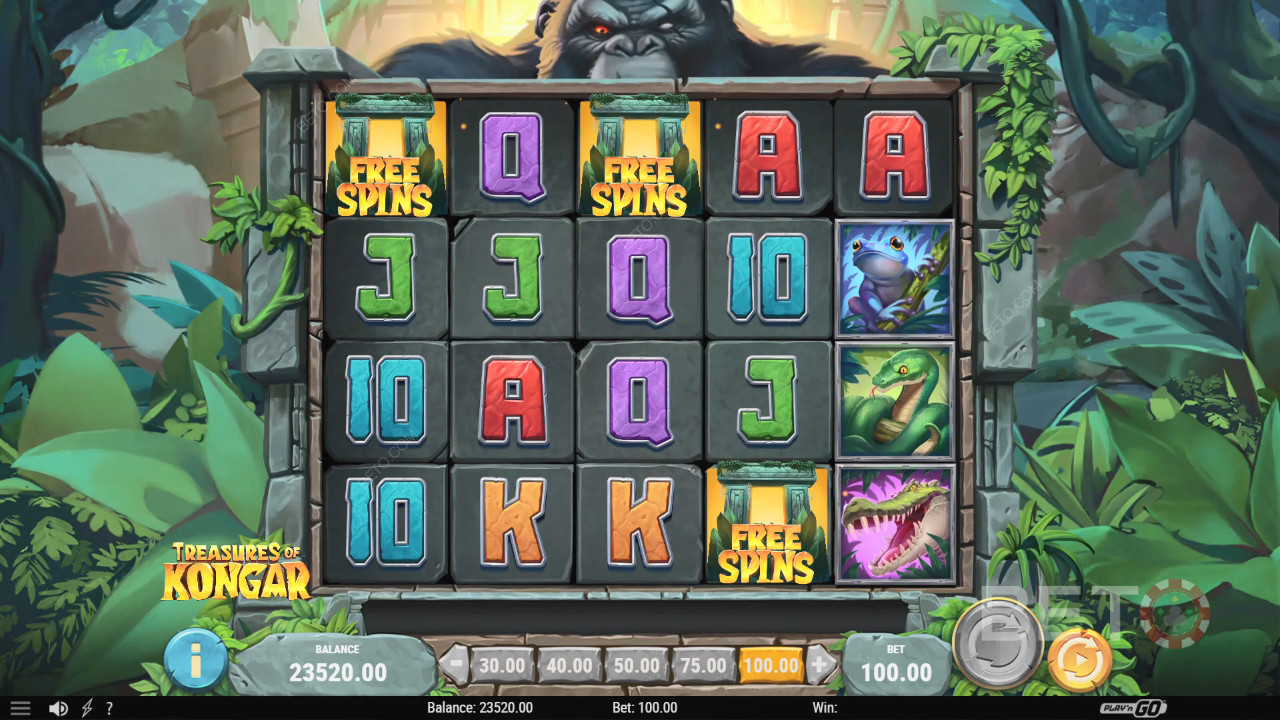 Treasures of Kongar Critique de BETO Slots