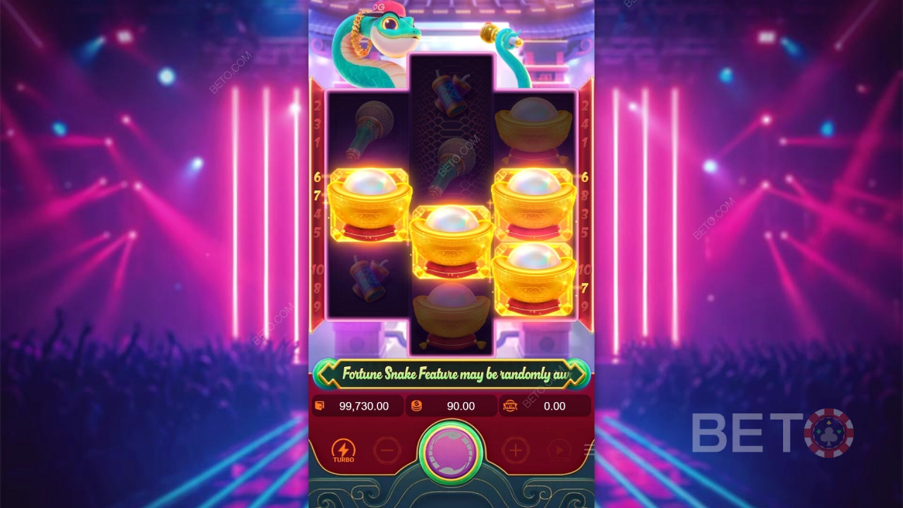 Les fonctions bonus expliquées dans Fortune Snake par PG Soft