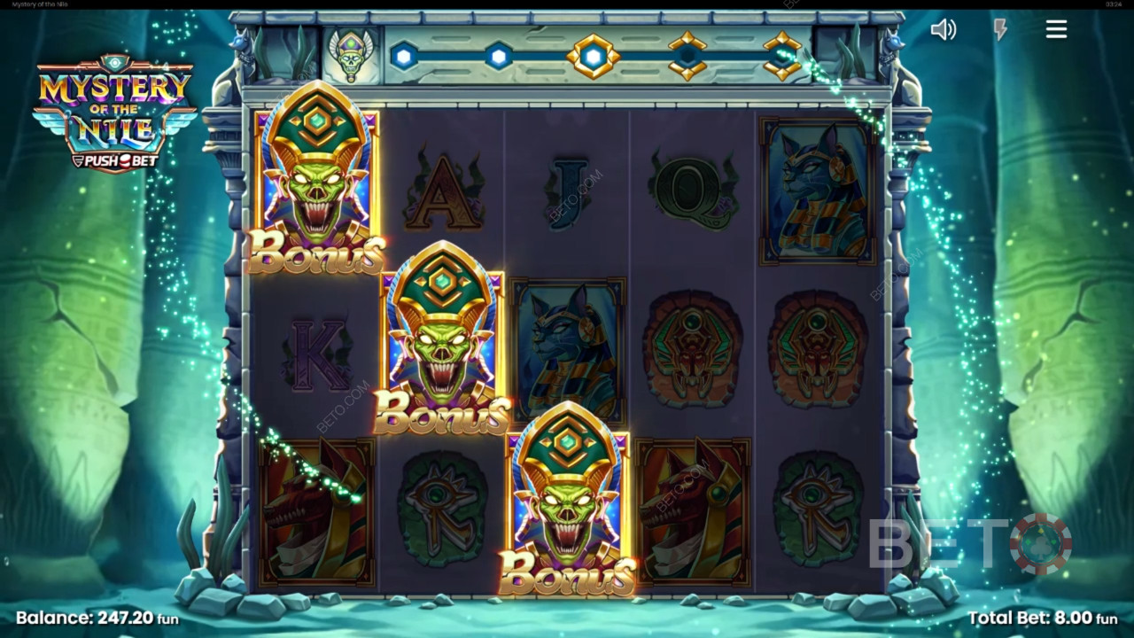 Mystery of the Nile Critique de BETO Slots