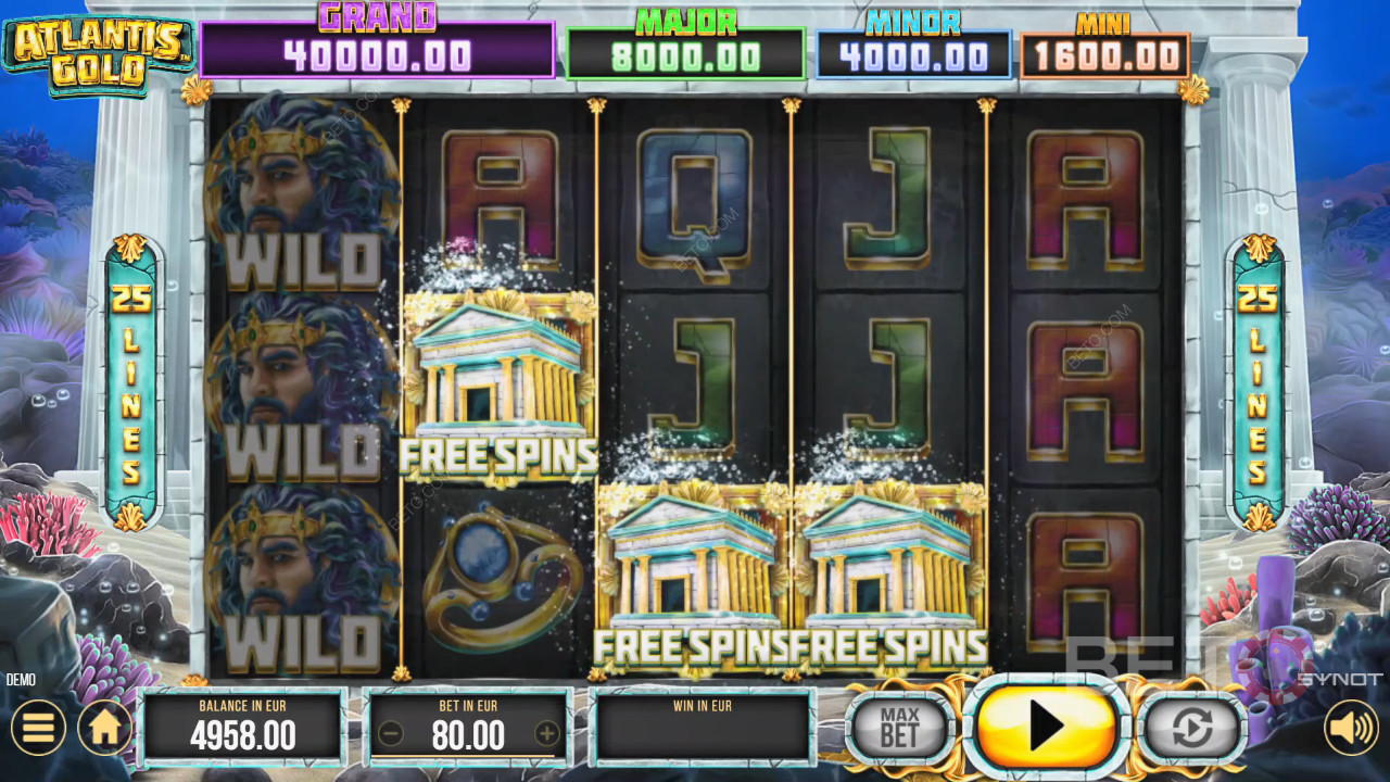 Atlantis Gold Revue par BETO Slots