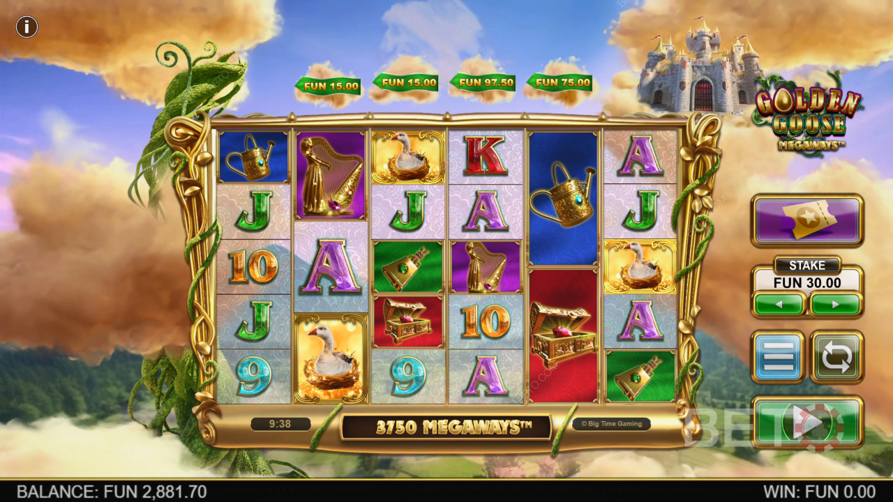 Golden Goose Megaways Revue par BETO Slots