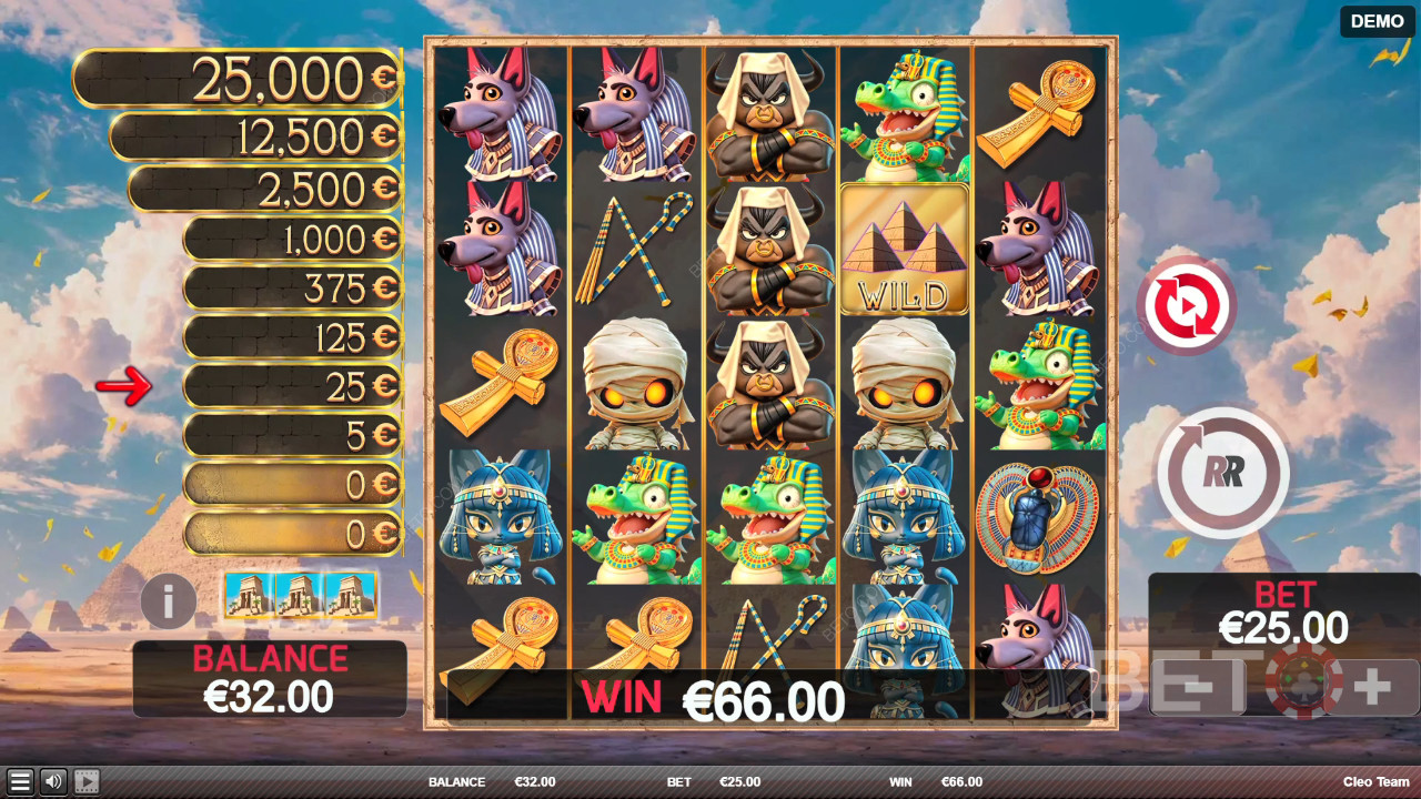 Cleo Team Revue par BETO Slots