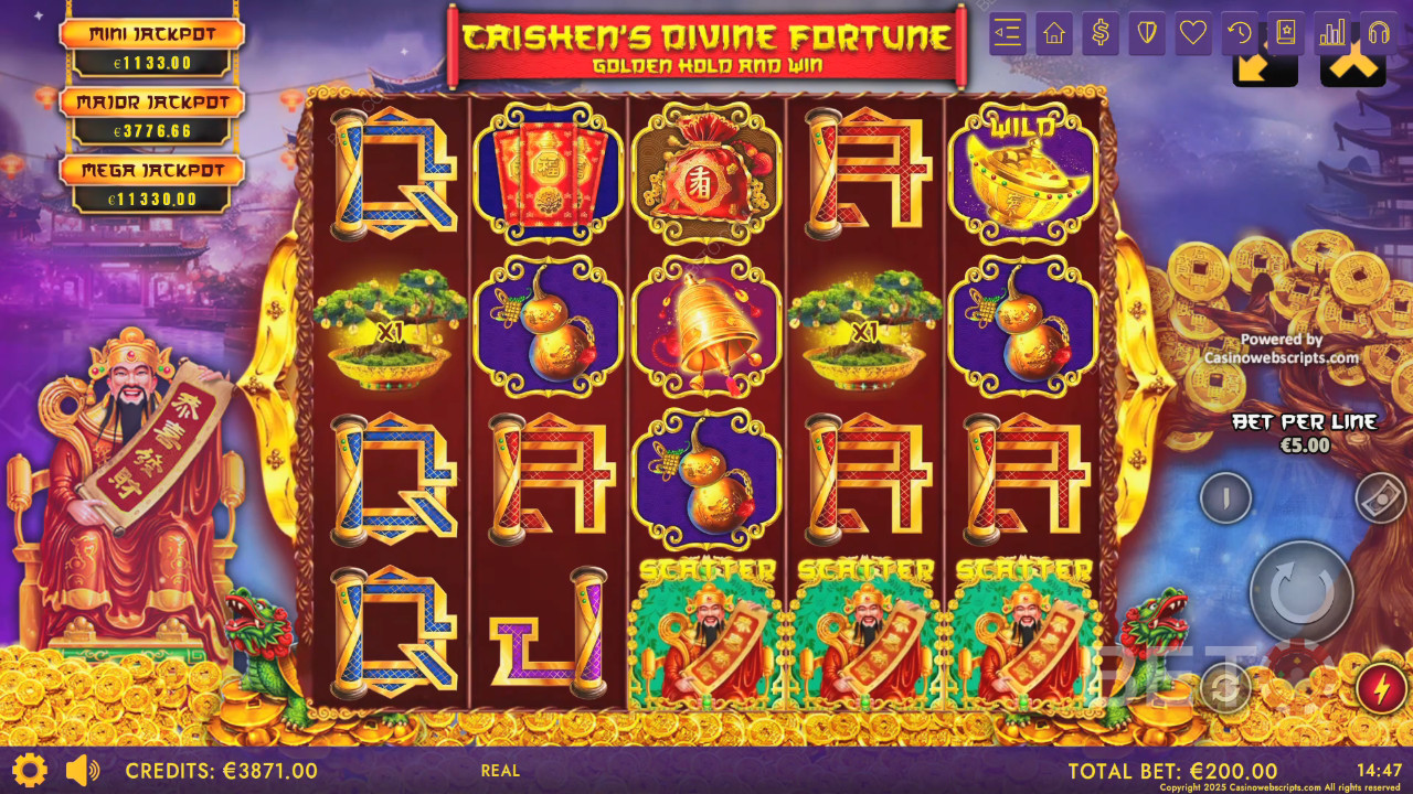 Caishen's Divine Fortune Jeu Gratuit