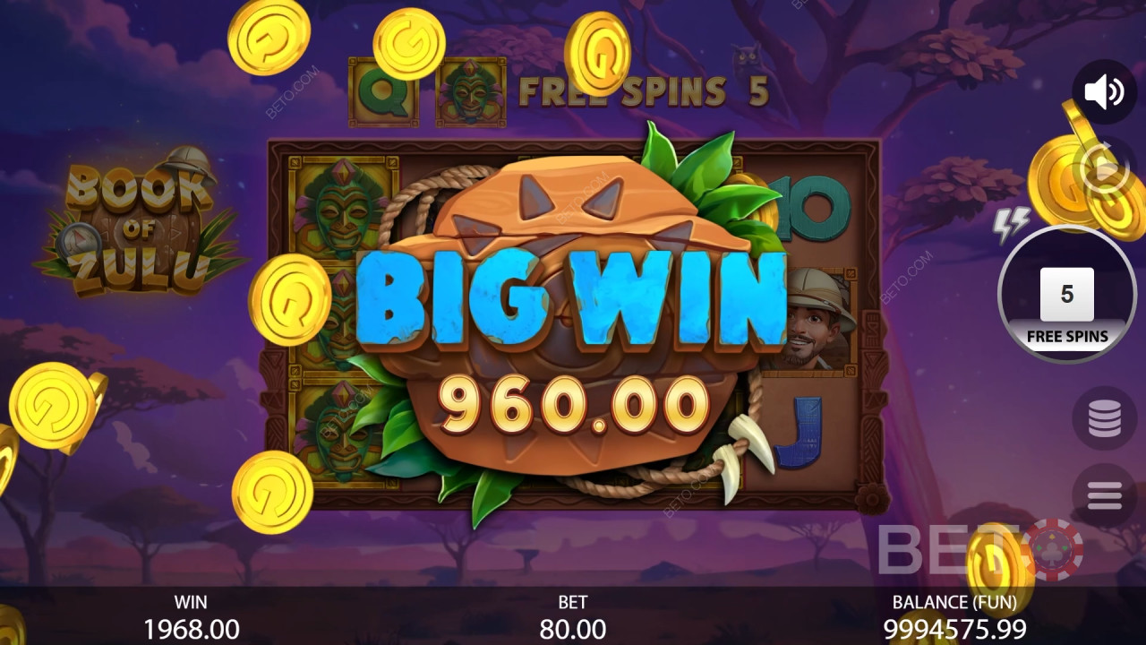 Book of Zulu Critique de BETO Slots