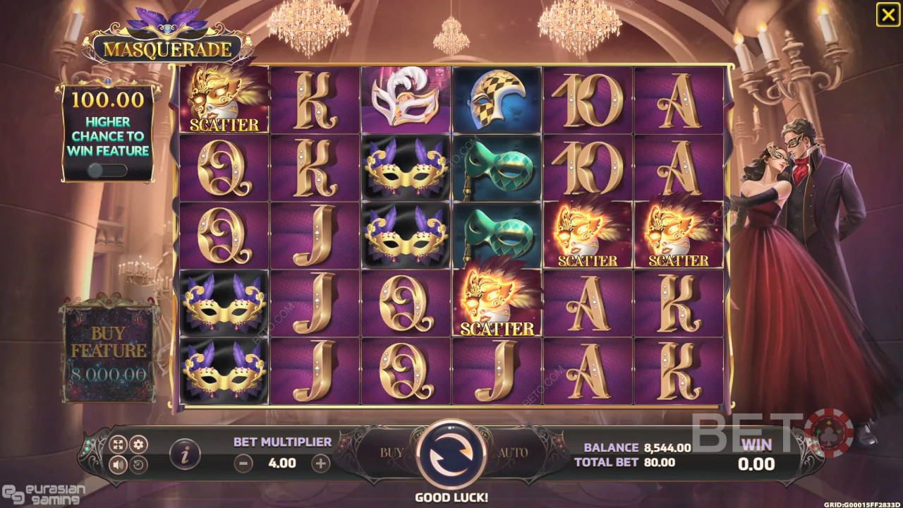 Masquerade Critique de BETO Slots