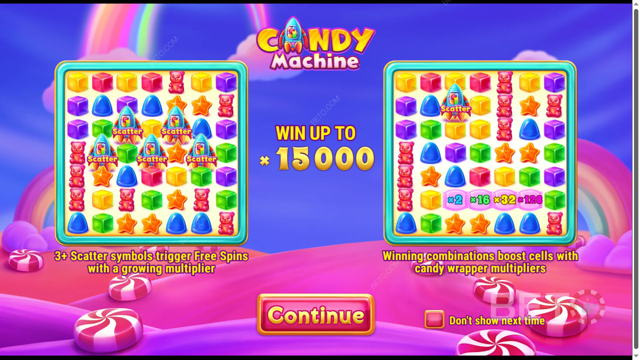 Les bonus expliqués dans Candy Machine par Barbara Bang