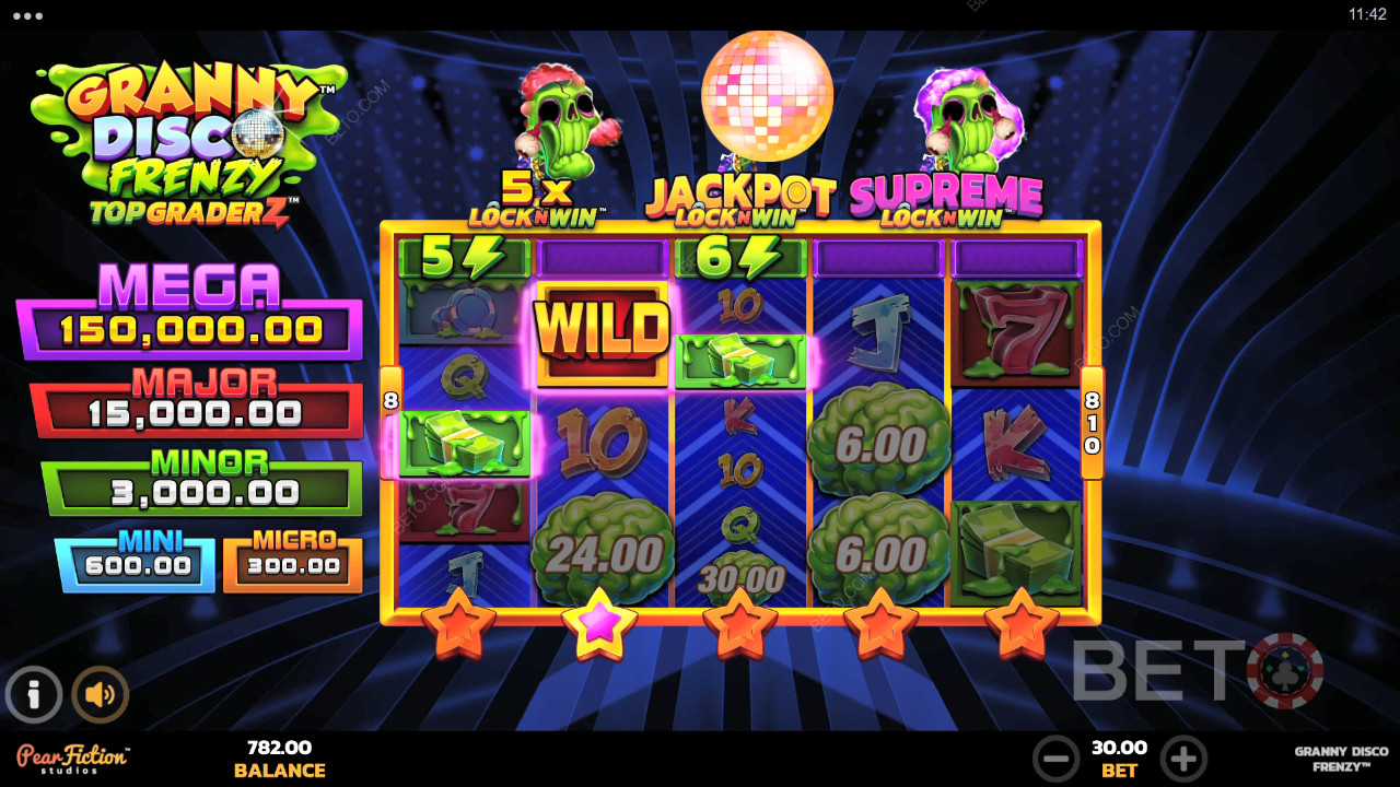 Granny Disco Frenzy Critique de BETO Slots