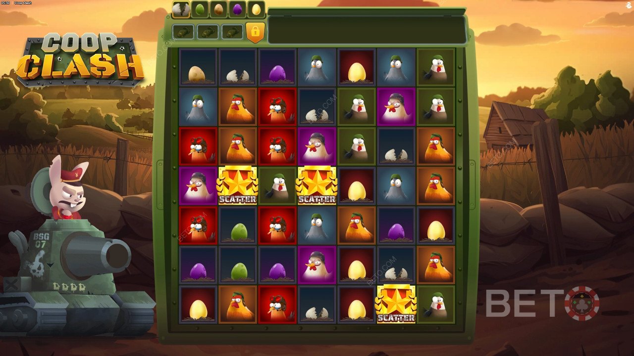 Coop Clash Revue par BETO Slots