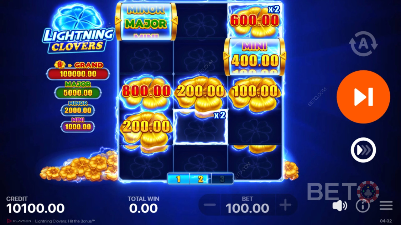 Lightning Clovers Critique de BETO Slots