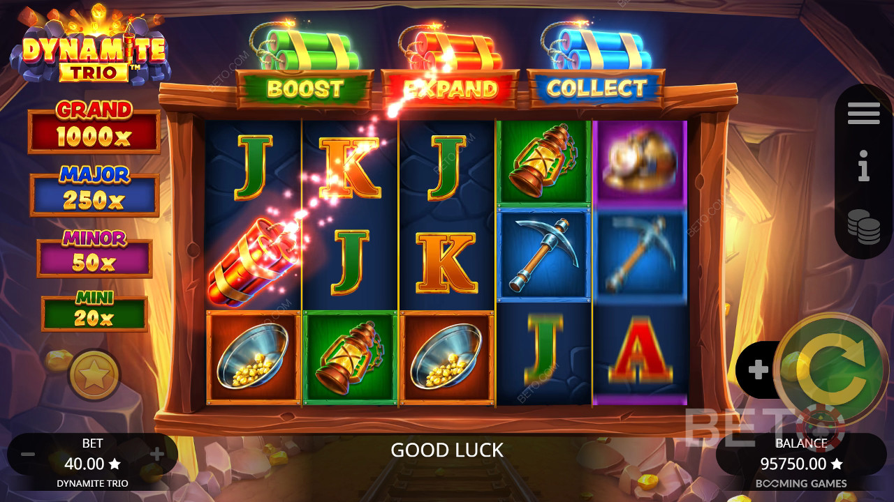 Dynamite Trio Revue par BETO Slots