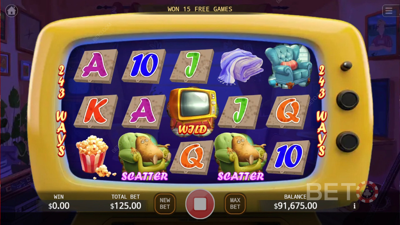 Couch Potato Critique de BETO Slots