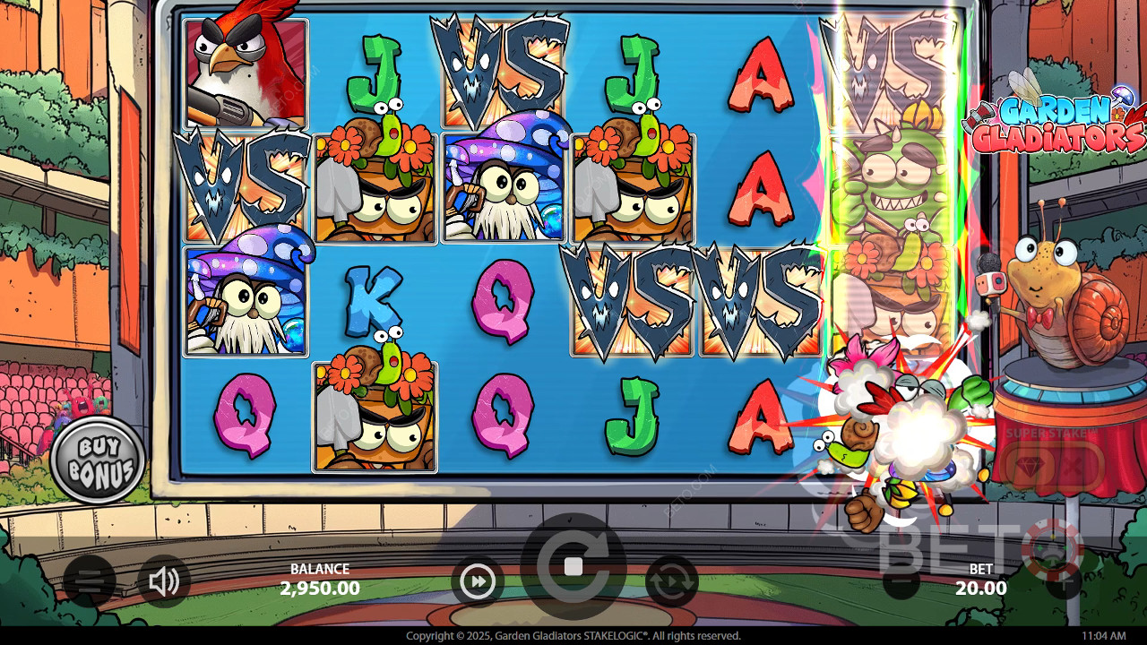 Garden Gladiators Critique de BETO Slots
