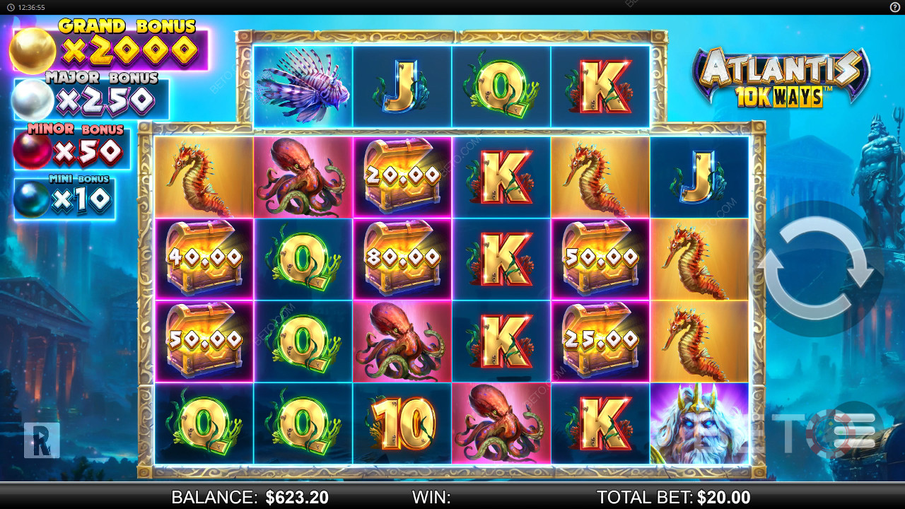 Atlantis 10K Ways Revue par BETO Slots