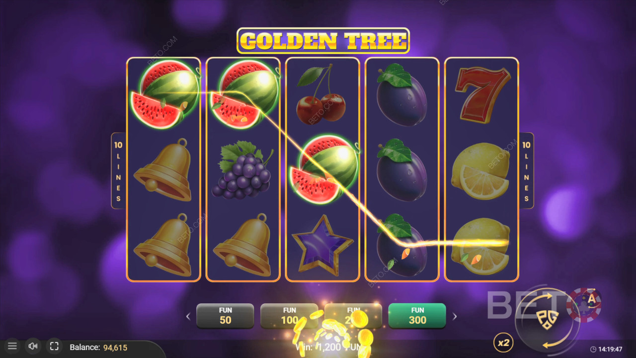 Fonctionnalités bonus expliquées dans Golden Tree de Pascal Gaming