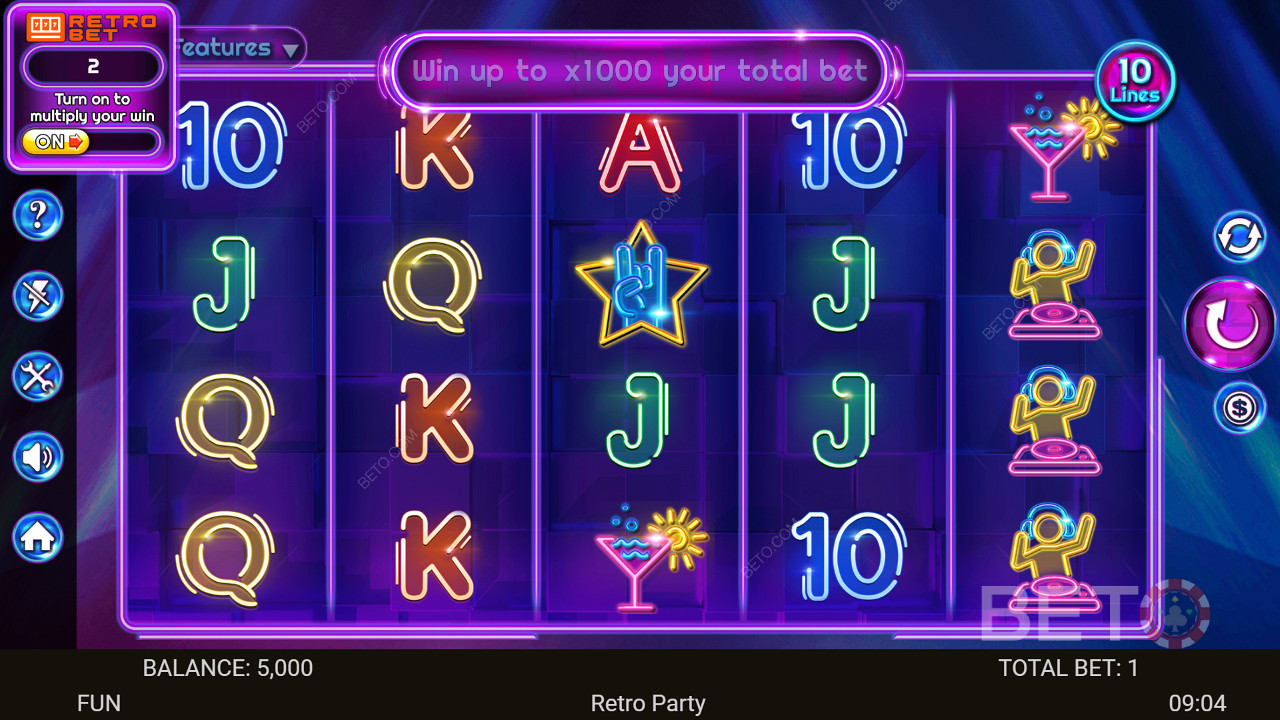 Retro Party Jeu Gratuit