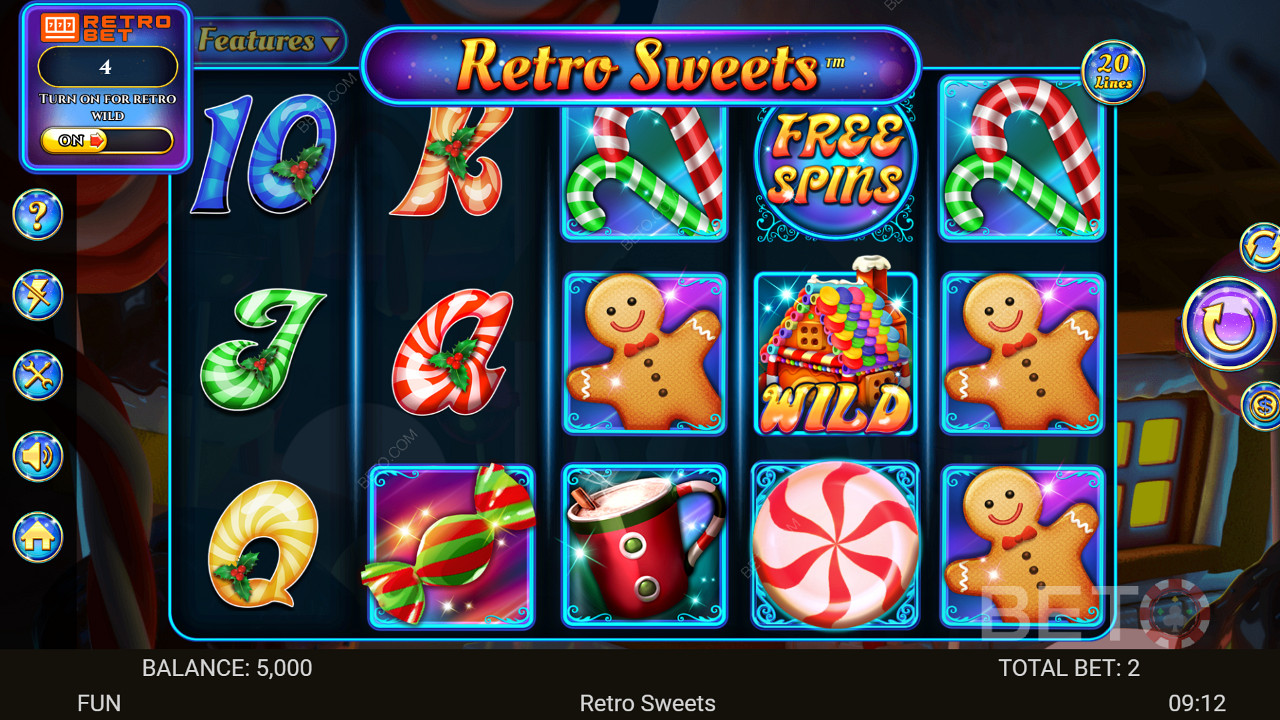 Retro Sweets Jeu Gratuit
