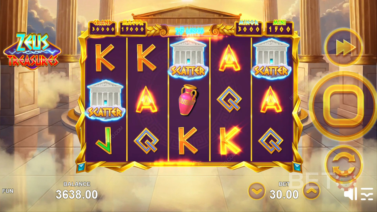 Zeus Treasures Revue par BETO Slots