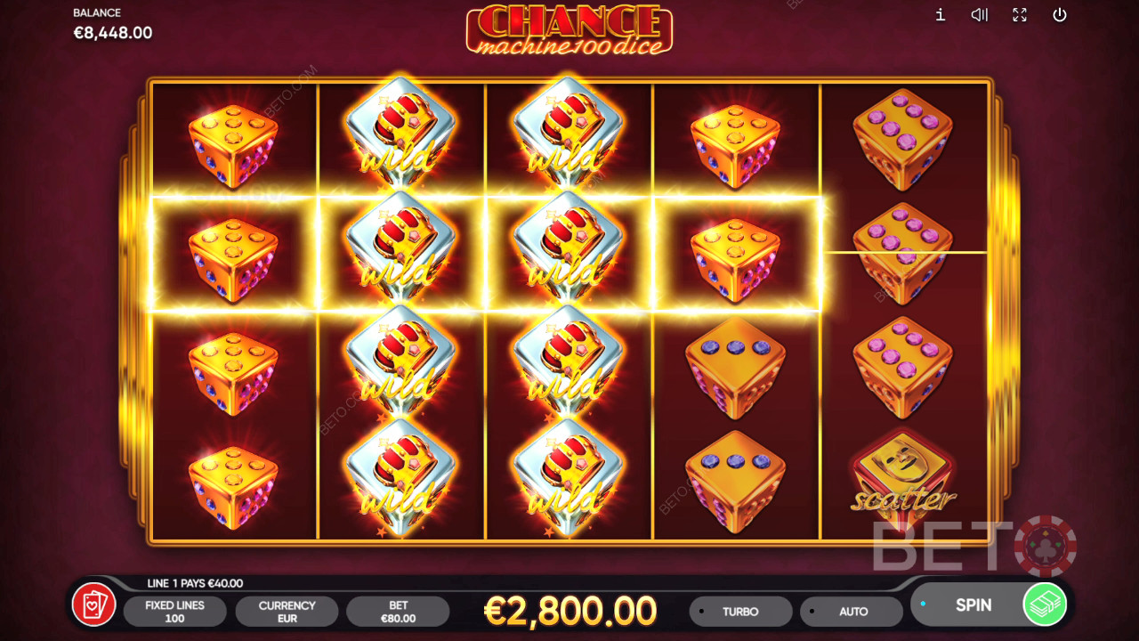 Chance Machine 100 Dice Jeu Gratuit
