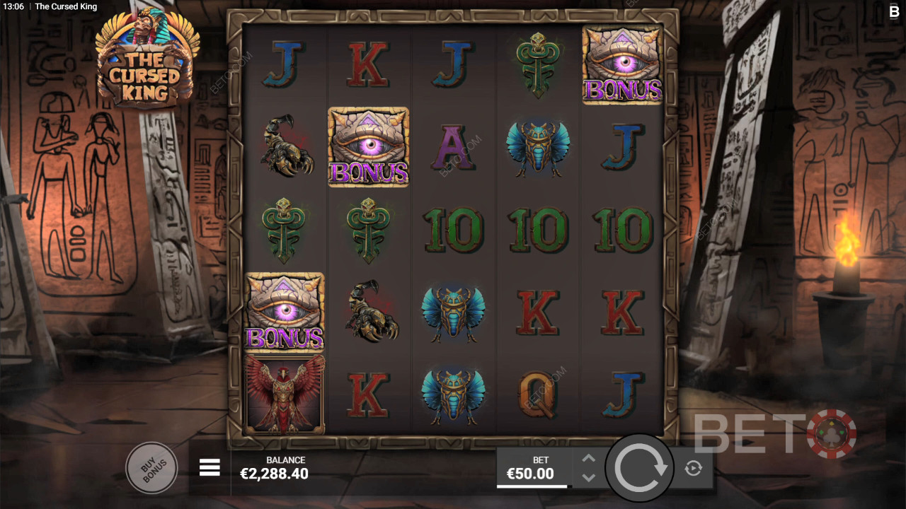 The Cursed King Critique de BETO Slots