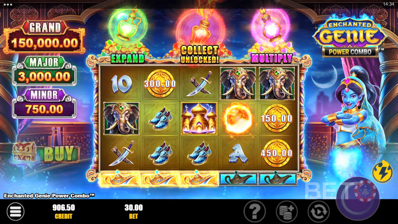 Enchanted Genie Power Combo Revue par BETO Slots