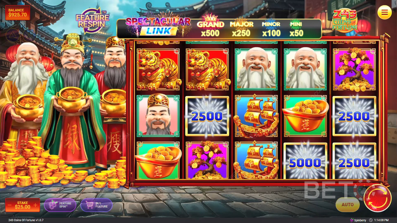 243 Coins of Fortune Revue par BETO Slots