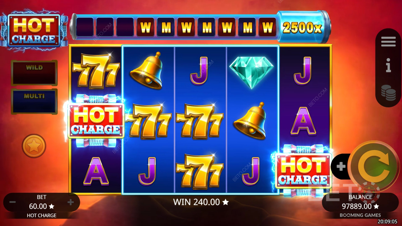 Hot Charge Critique par BETO Slots