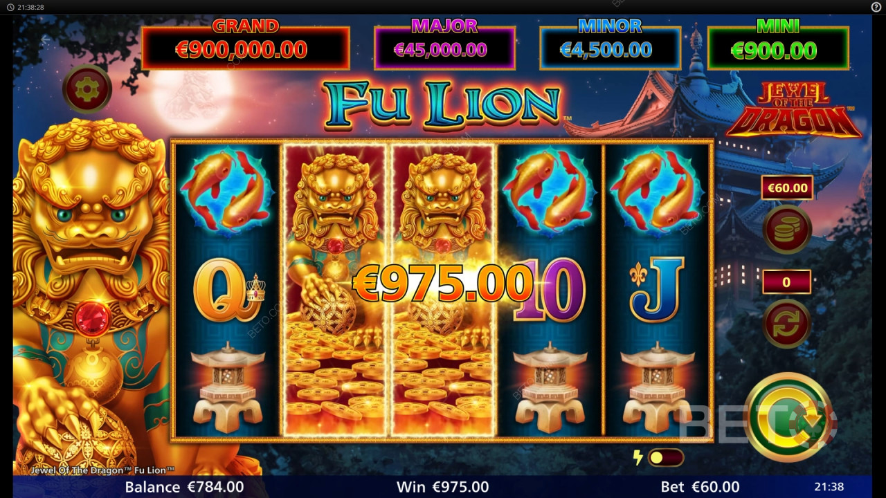 Jewel of the Dragon Fu Lion Revue par BETO Slots