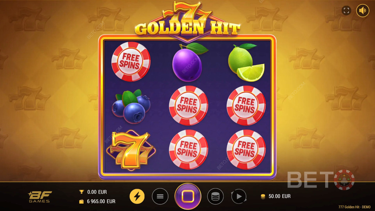 777 Golden Hit Revue par BETO Slots