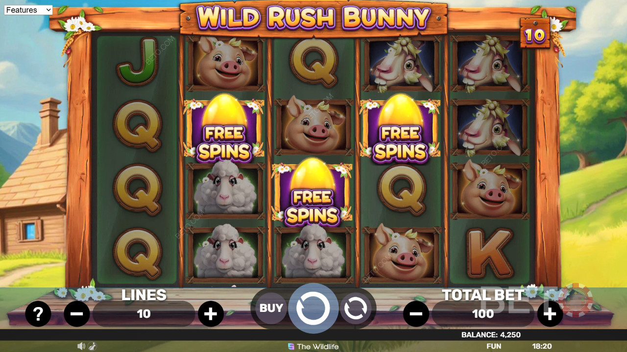 Wild Rush Bunny Revue par BETO Slots