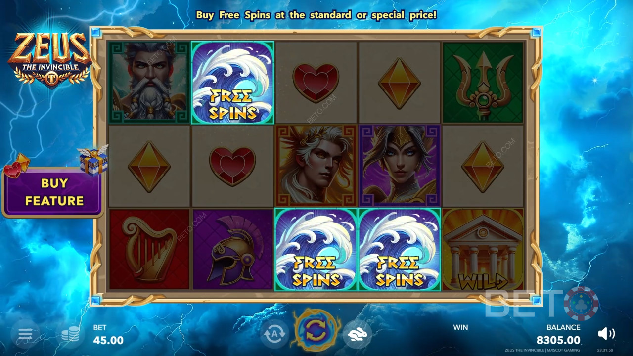 Zeus The Invincible Jeu Gratuit