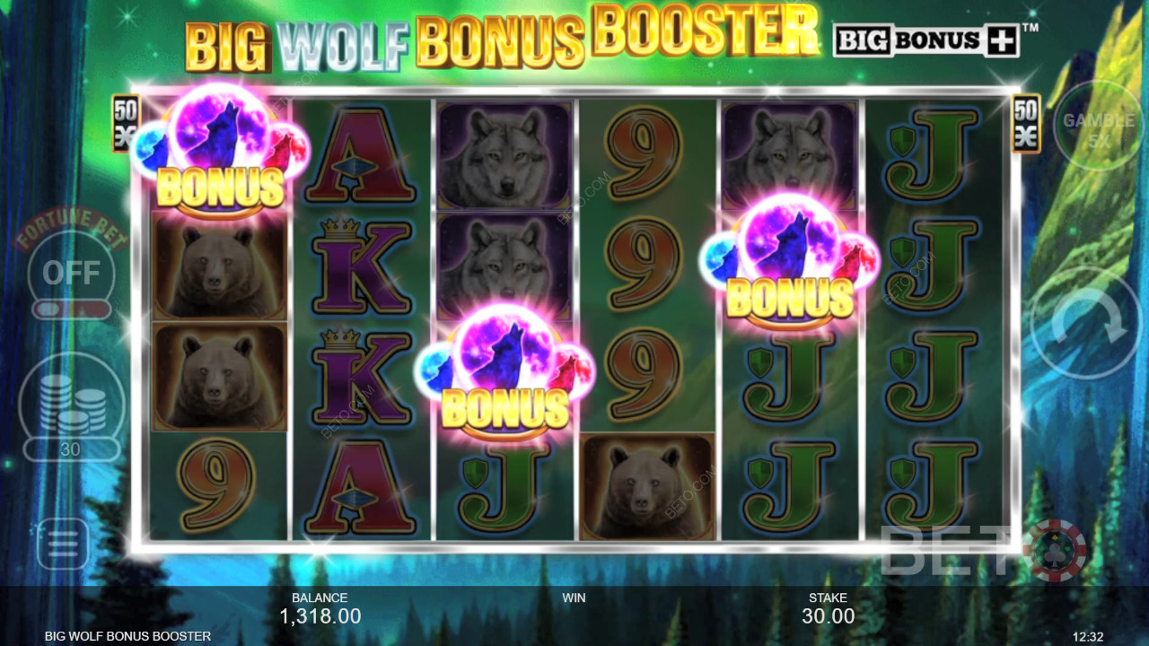 Big Wolf Bonus Booster Revue par BETO Slots