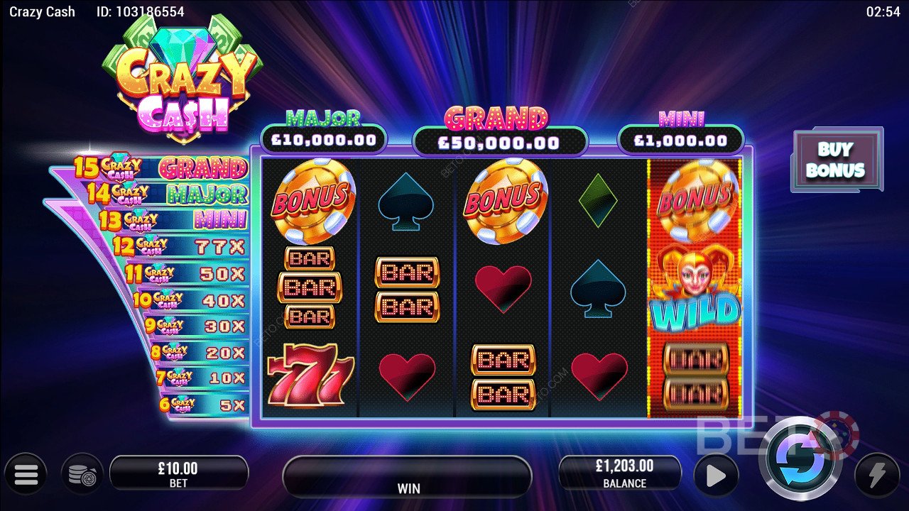 Crazy Cash Jeu Gratuit