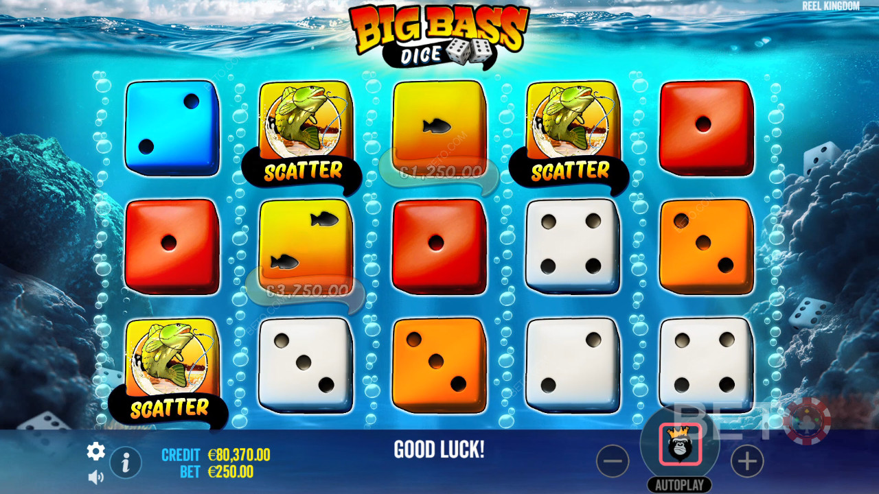 Big Bass Dice Revue par BETO Slots