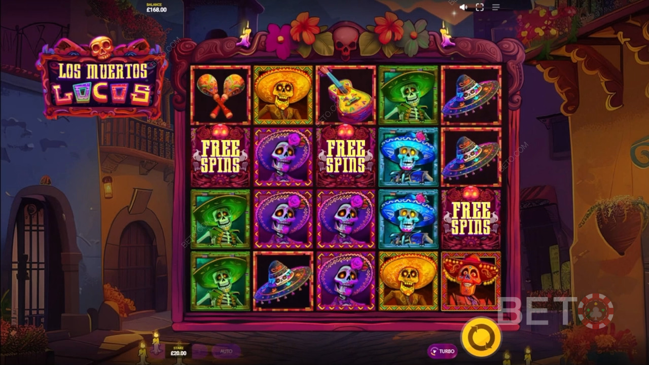 Los Muertos Locos Revue par BETO Slots