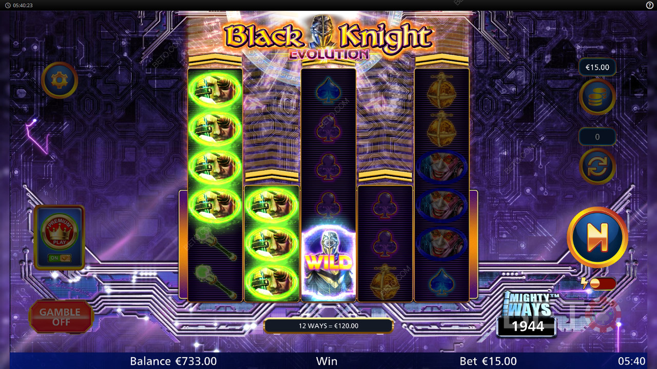 Black Knight Evolution Revue par BETO Slots