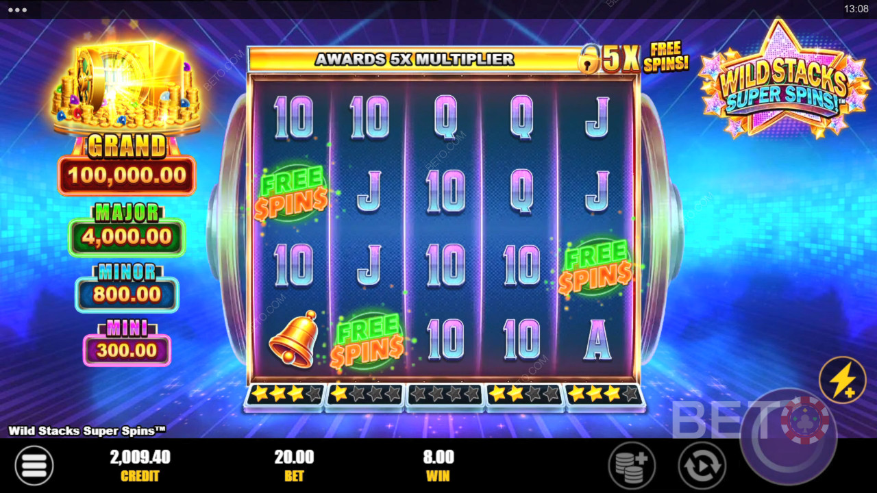 Wild Stacks Super Spins Revue par BETO Slots