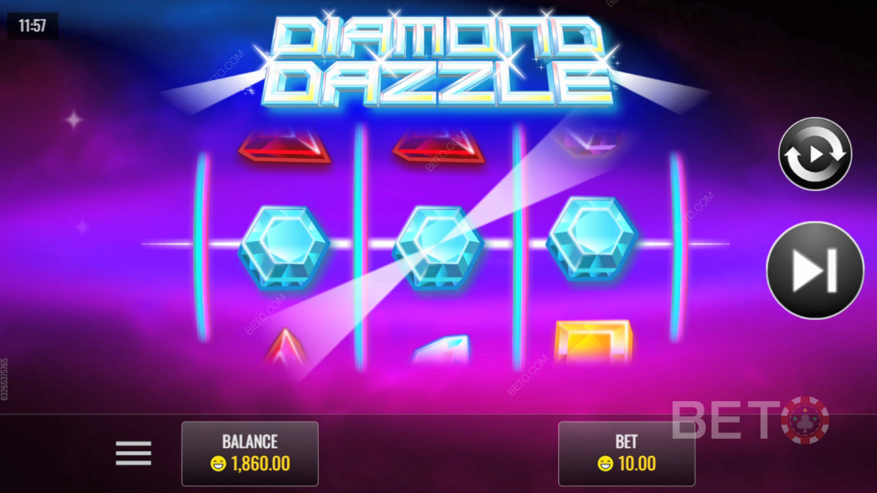 Diamond Dazzle Critique de BETO Slots