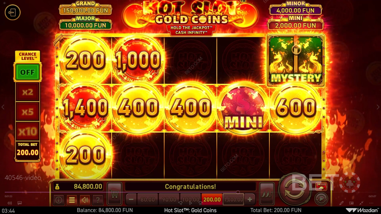 Hot Slot : Gold Coins Revue par BETO Slots