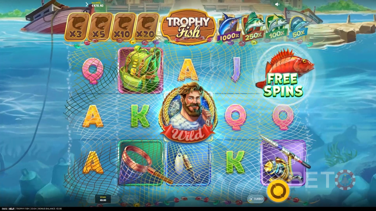Trophy Fish Critique de BETO Slots