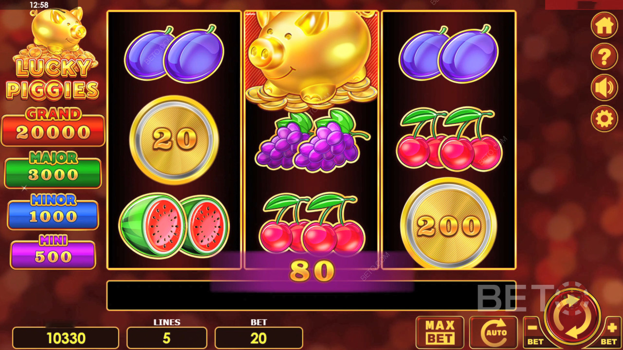 Lucky Piggies Revue par BETO Slots