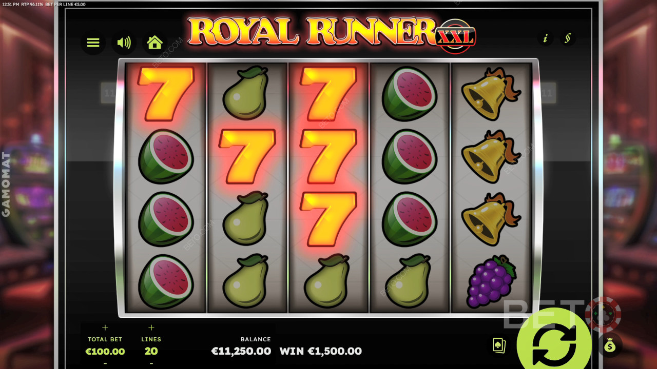 Royal Runner XXL Revue par BETO Slots