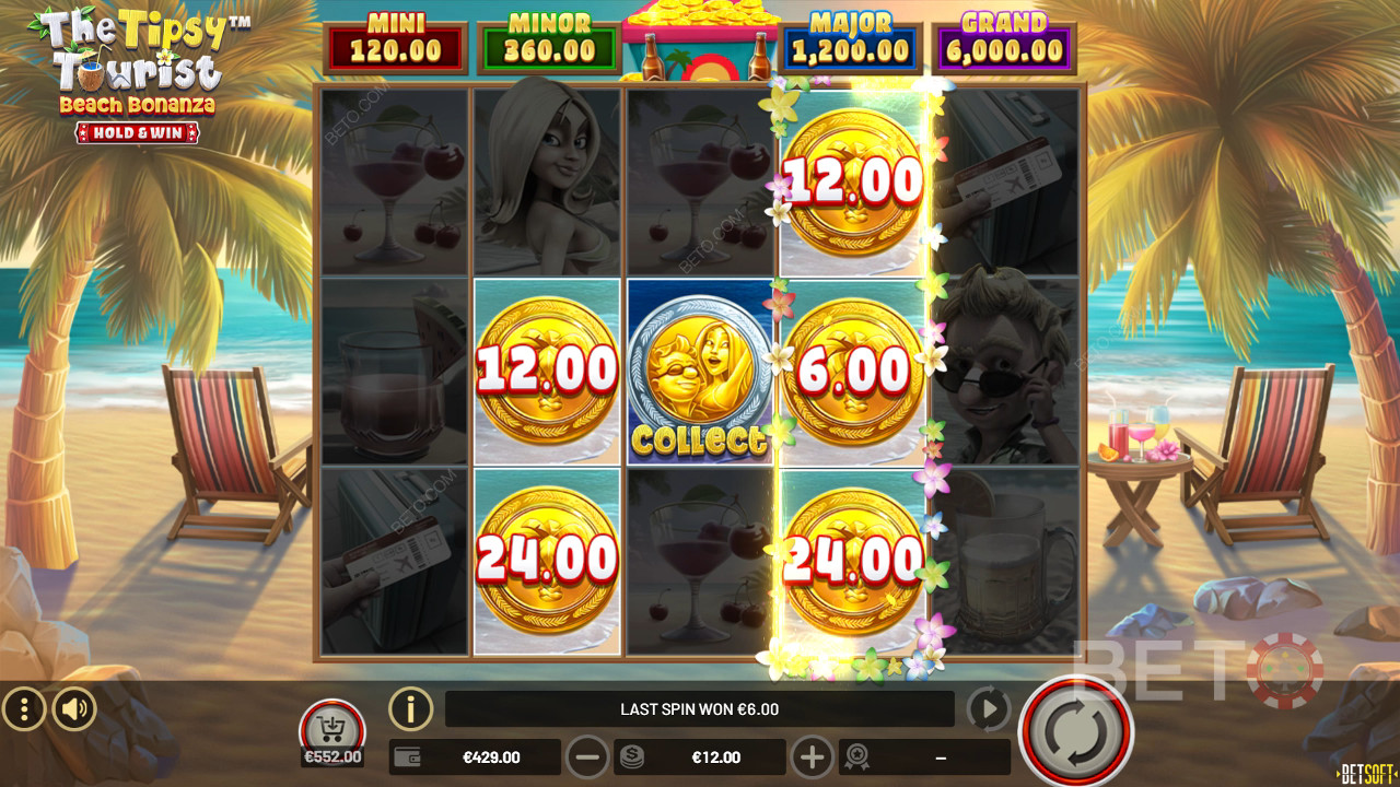 The Tipsy tourist : Beach Bonanza Revue par BETO Slots
