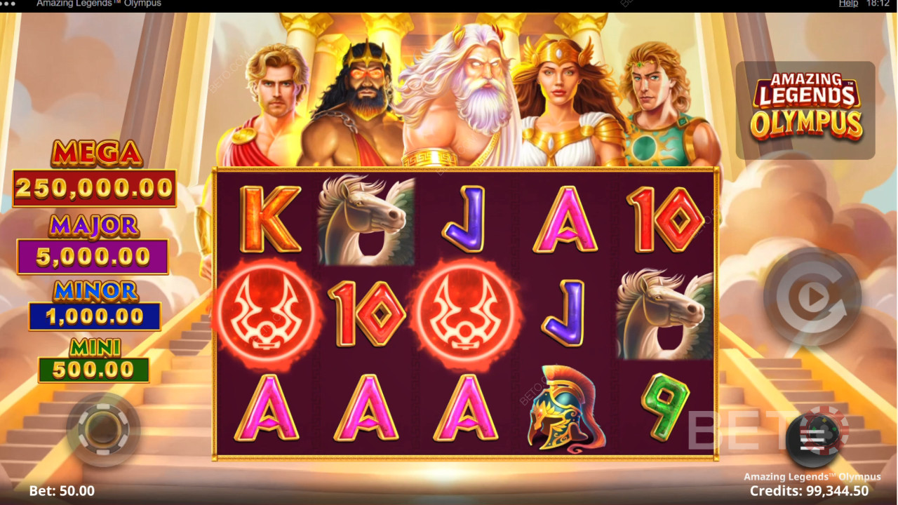 Amazing Legends Olympus Revue par BETO Slots