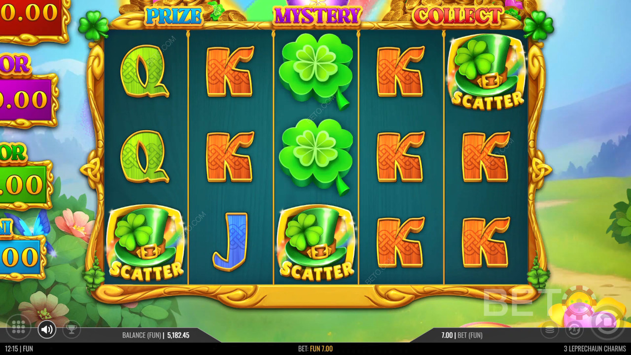 3 Leprechaun Charms Critique de BETO Slots