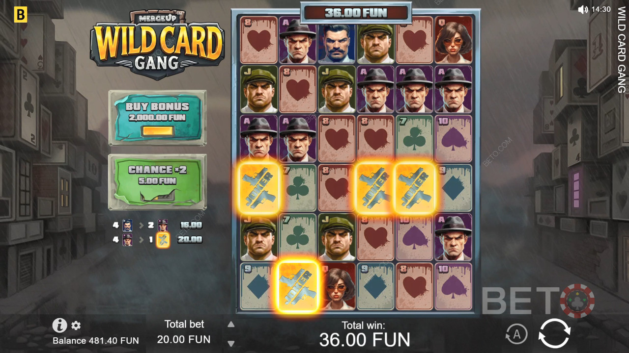 Wild Card Gang Revue par BETO Slots