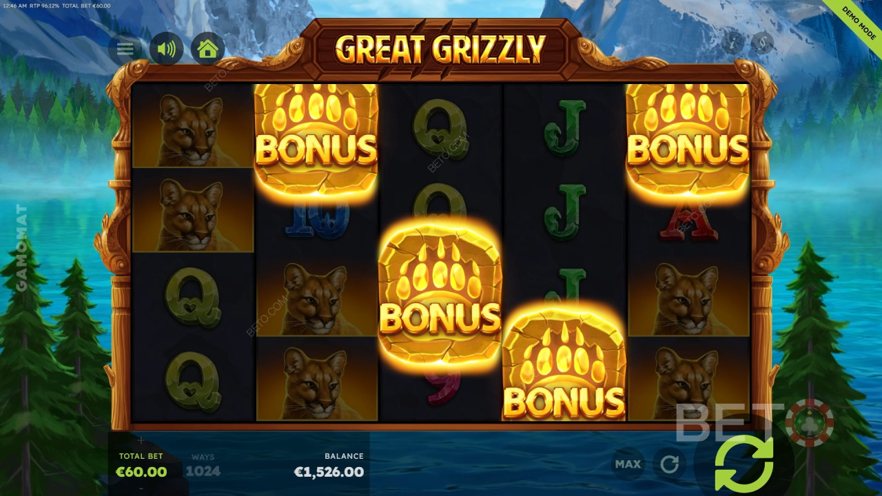 Great Grizzly Critique de BETO Slots
