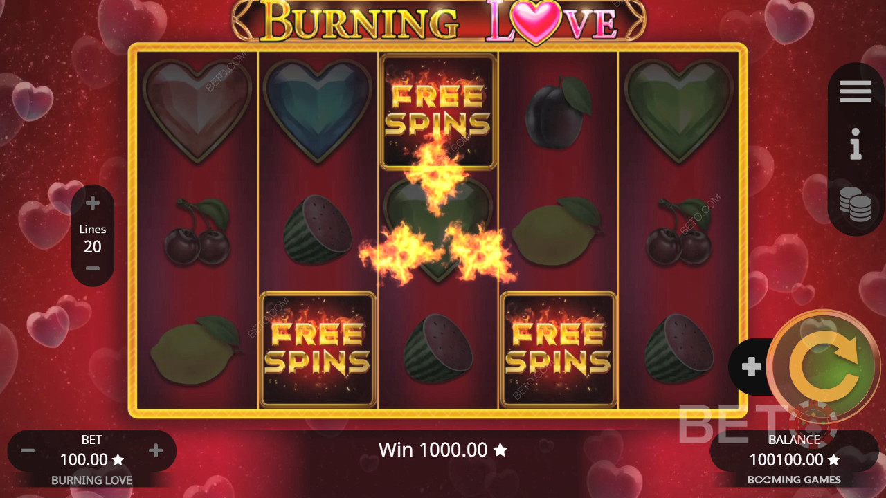 Burning Love Jeu Gratuit